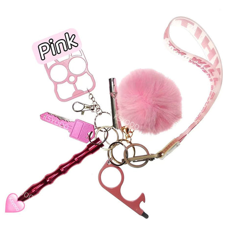 7 pcs Keychain Set For Women And Kids 7 pcs Keychain Set For Women And Kids