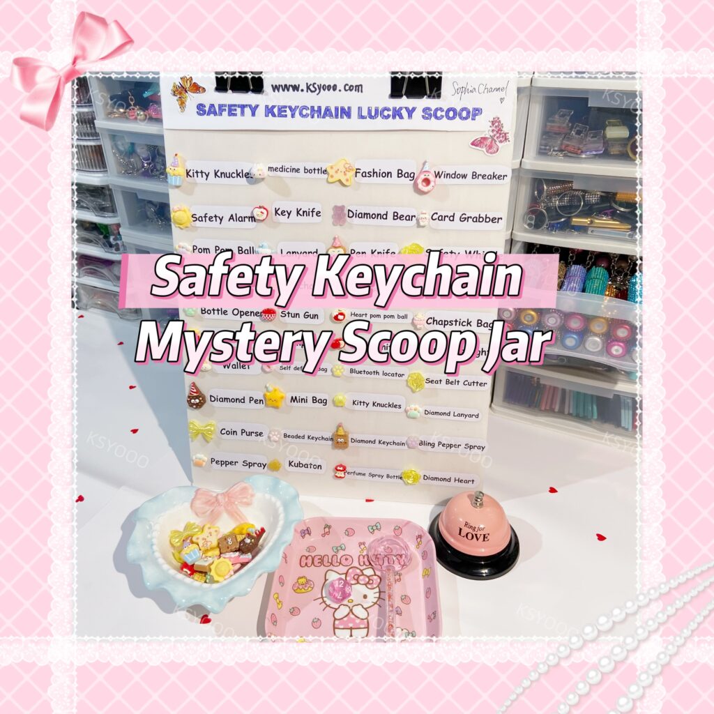 Safety Keychain Mystery Scoop Jar
