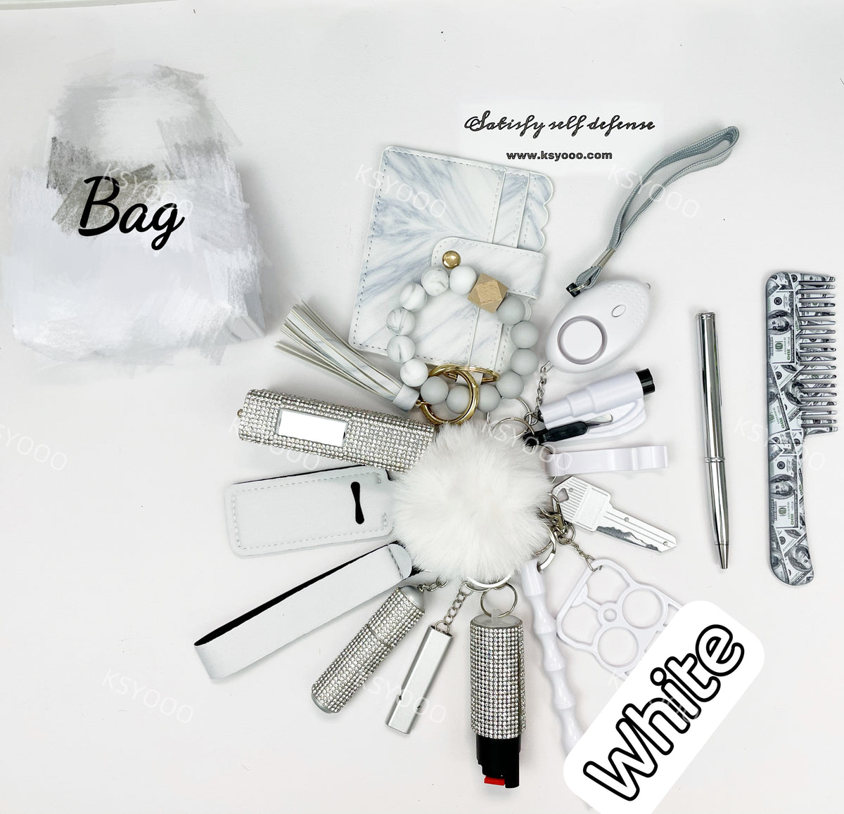 2025 NEW 18pcs Keychain Sets With TZ