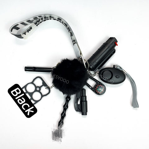9 PCS Keychain Set For Women And Kids
