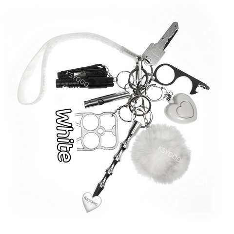9 pcs keychain Set For Women And Kids
