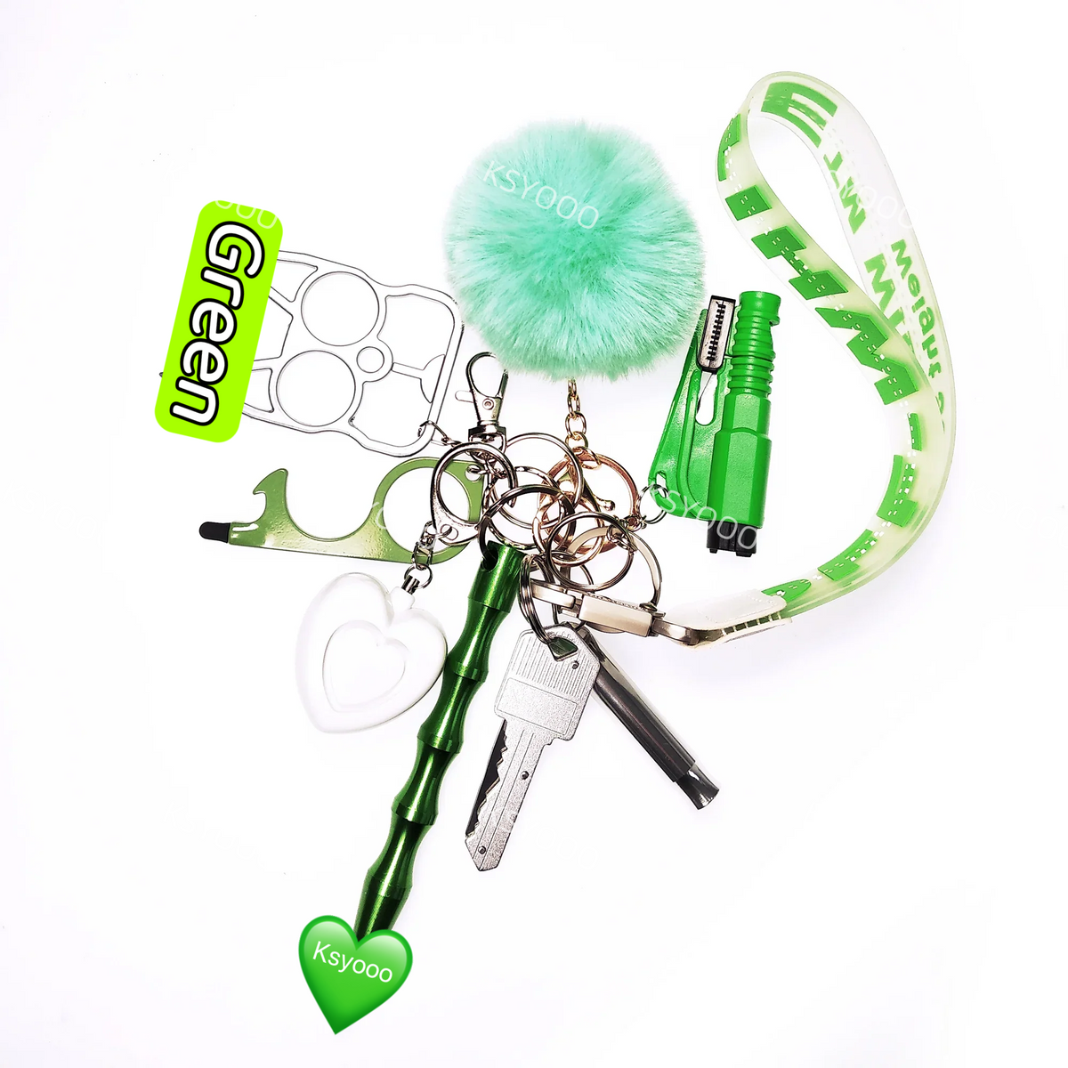 9 pcs keychain Set For Women And Kids