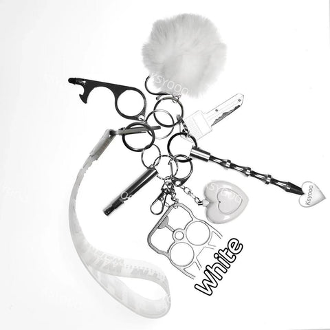 8 pcs Keychain Set For Women And Kids