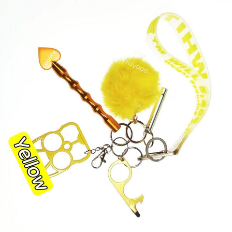 6 pcs Keychain Set For Women And Kids