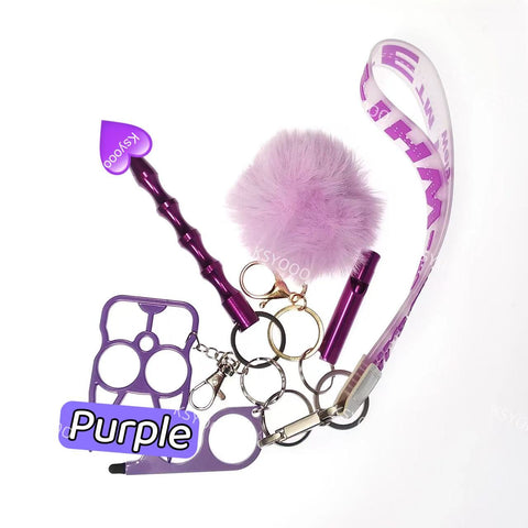 6 pcs Keychain Set For Women And Kids