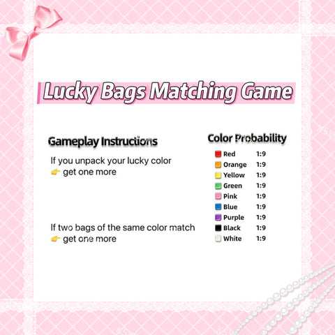 Lucky Luxury Bags Matching Game